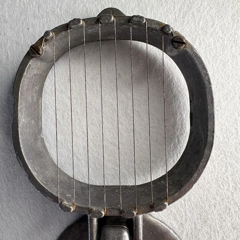 Vintage Presto 4-Way Egg Slicer Cutter Metal Aluminum 1950s Kitchen Tool USA